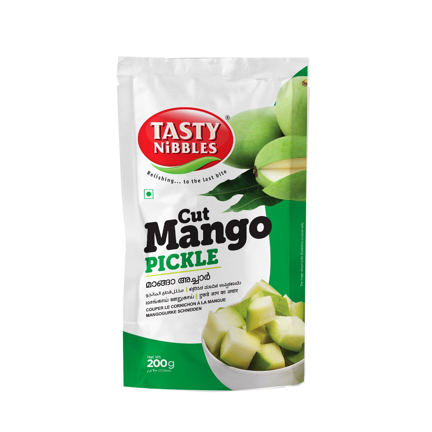 Cut Mango Pickle Pouch – Tasty Nibbles