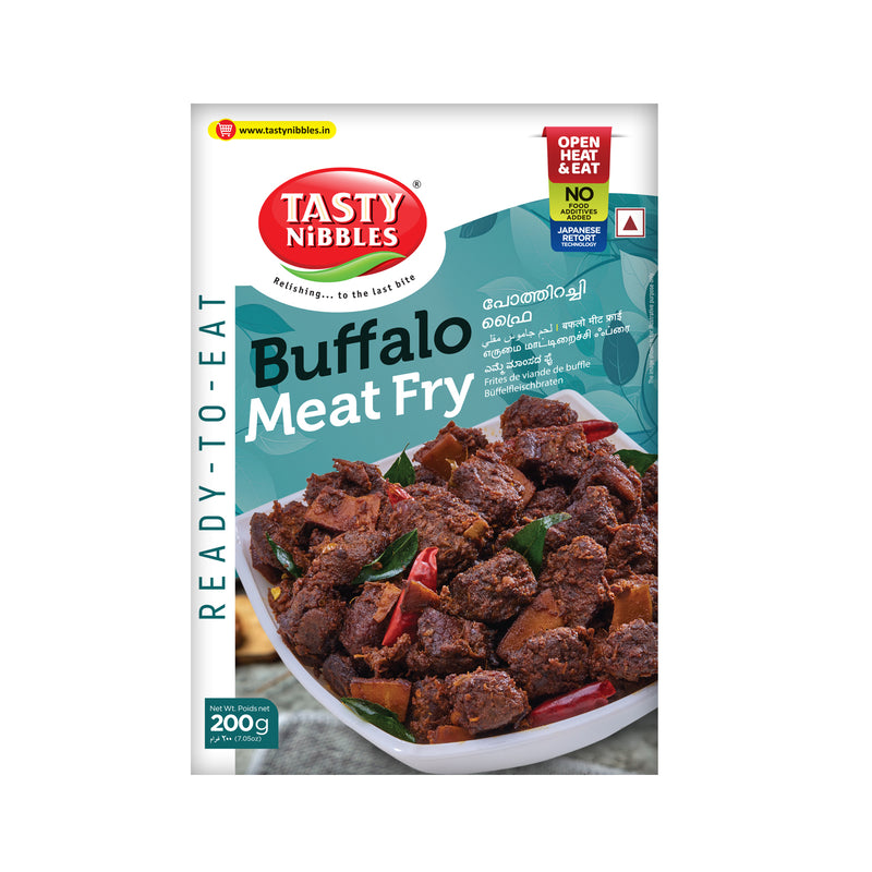 BUFFALO MEAT FRY 200GM POUCH