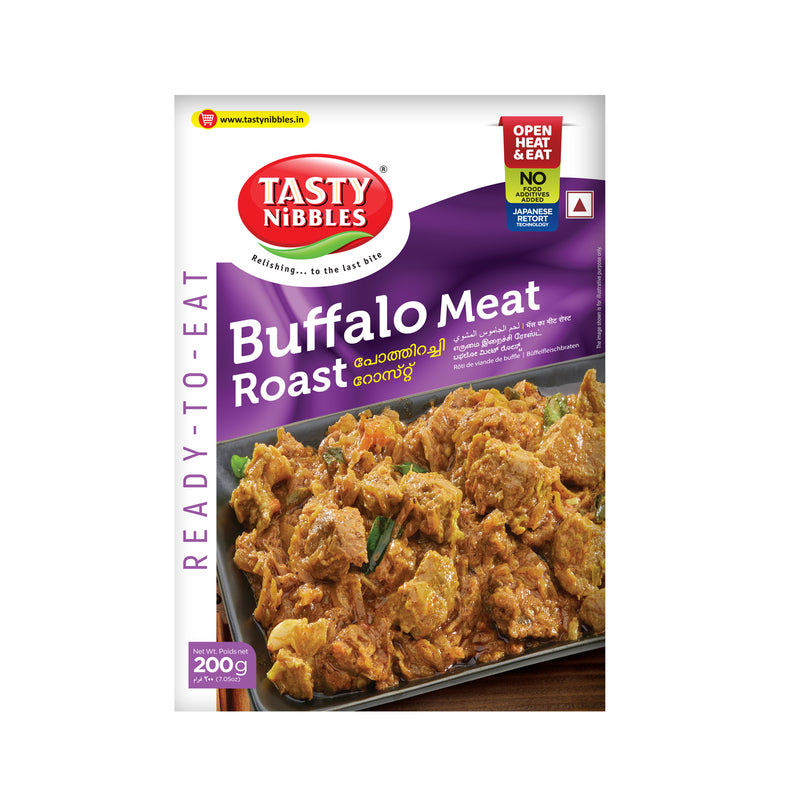 BUFFALO MEAT ROAST 200GM POUCH