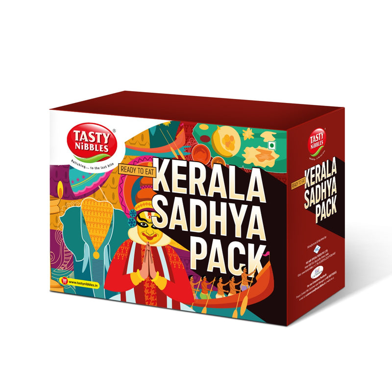 Ready to Eat Kerala Sadhya Pack | Serves upto 4 People | 13 Mouth-watering Dishes