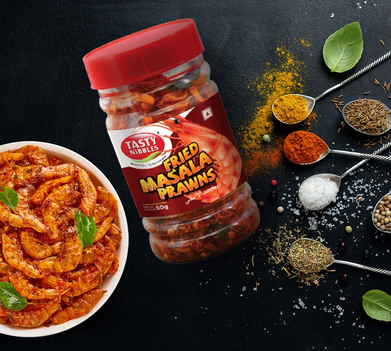 Fried Masala Prawns 50gm