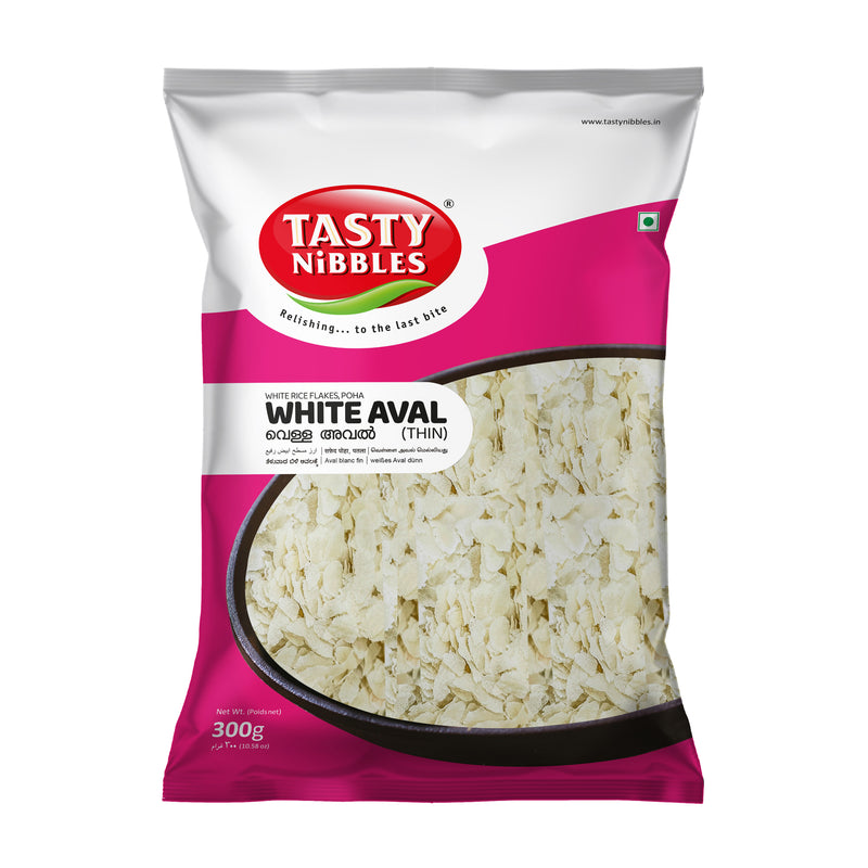 White Aval (Thin) | White Rice Flakes / Poha